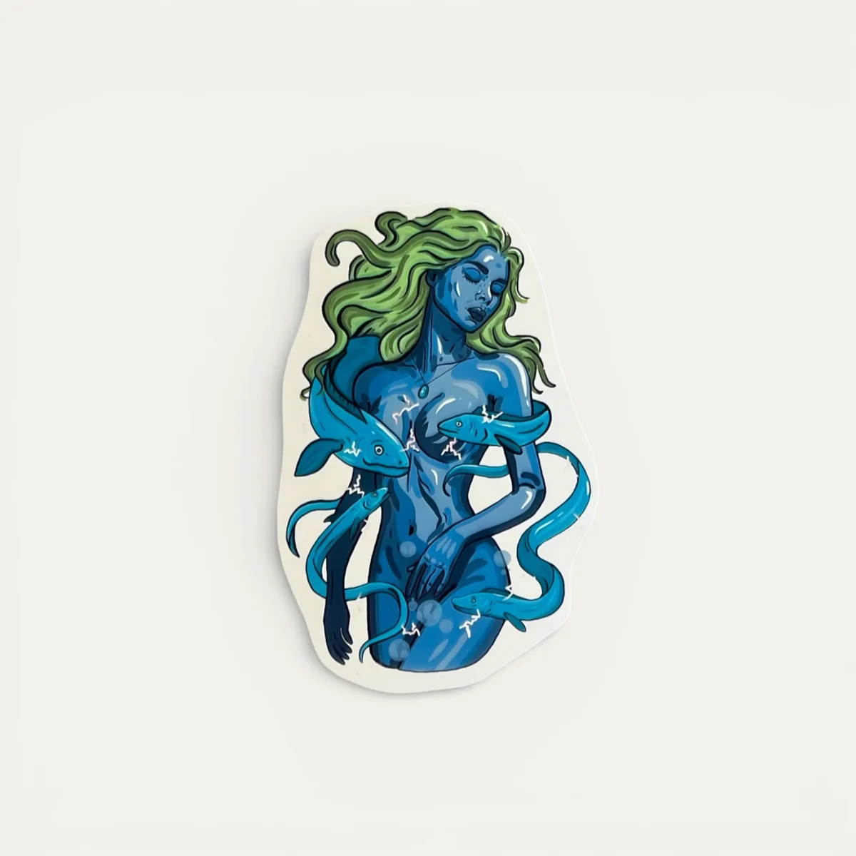 Sticker - Blue siren - Billede 2